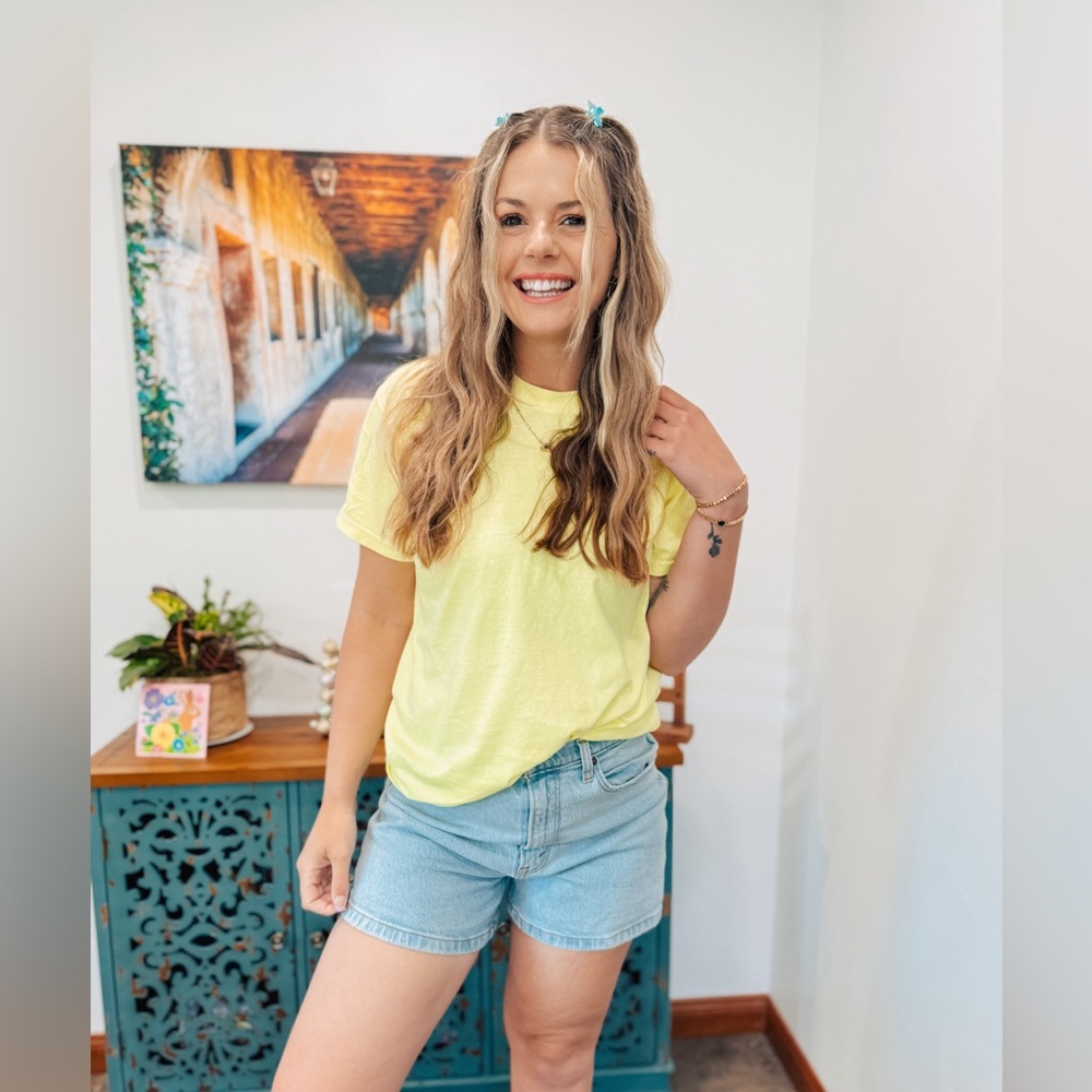 Neon Green Comfort Colors T Shirt
